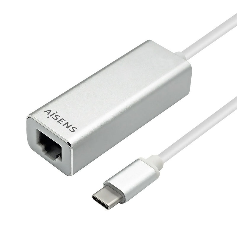 Aisens Converter USB 3.1 GEN1 USB-C a Ethernet Gigabit 10/100/1000Mbps - Black