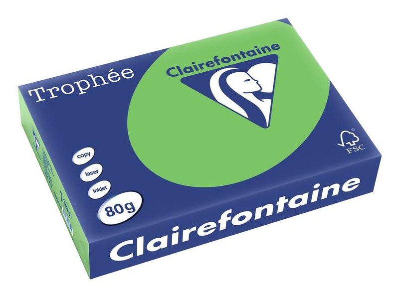 Clairefontaine Paper Copia Trophé And Maigrün Din A4 80G Qm 500 Hojas