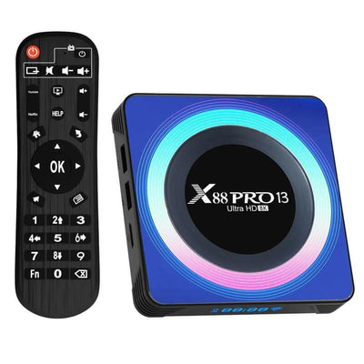 Android TV X88 Pro 13 4GB/32GB Box Acrílica Android 13 — image 1