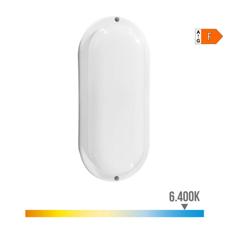 EDM Wall Light Oval LED With Sensor Motion 18W 1820LM 6.400K