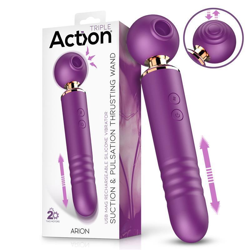 Arion Massager With Succión, Thrusting And Pulsación