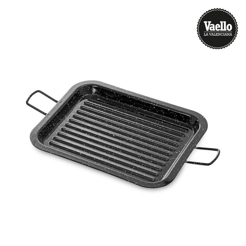 Vaello Asadora Rectangular Esmaltada 27X21CM.