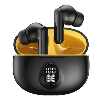 Headphones Inalambricos With Screen Led, Tactil And Cancelacion Black — image 1