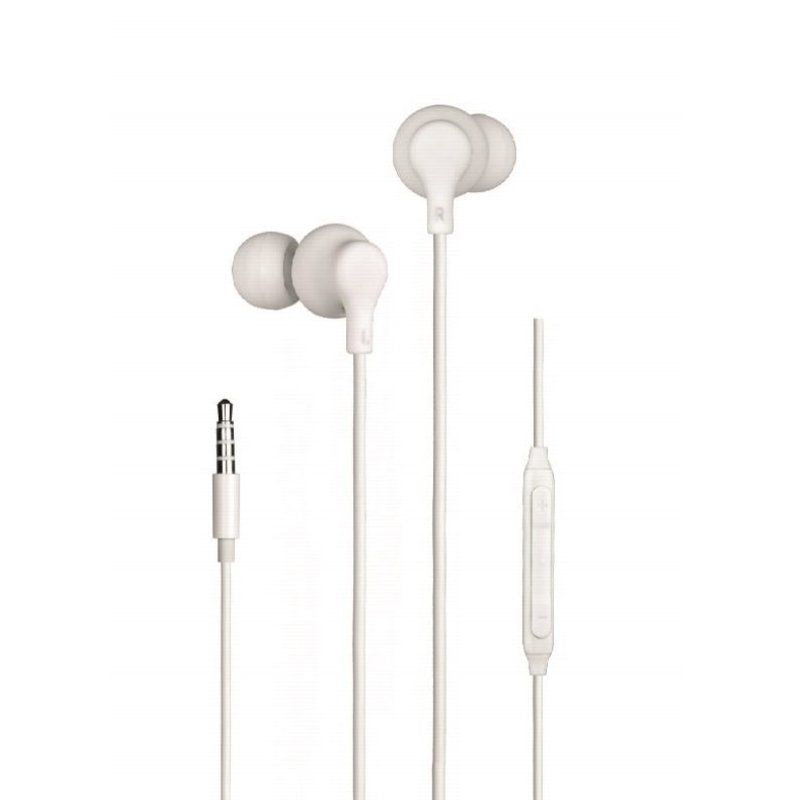 Daewoo Headphones Intrauditivos DW2014 With Microphone Jack 3.5 White