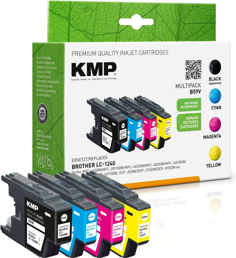 Kmp Cartridge Brother LC1240 MULTIP.4X 600S. B59V