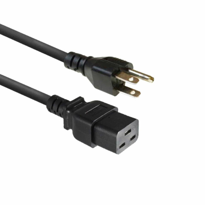 Powercord Usa Plug - C19 Black 1.8M