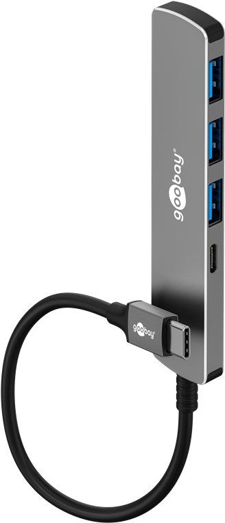 Goobay Slim 4-PORT USB Hub Usb-c™ a Usb-c™/Usb-a, 5 Gbit/S — image 1