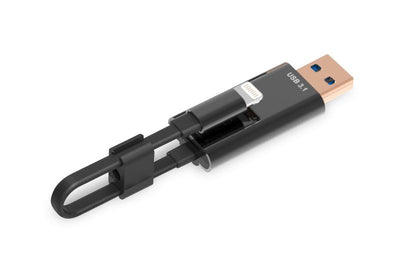 Ednet Card Reader External 31519 Black USB 3.2 Gen 1 (3.1 Gen 1)/Lightning — image 1