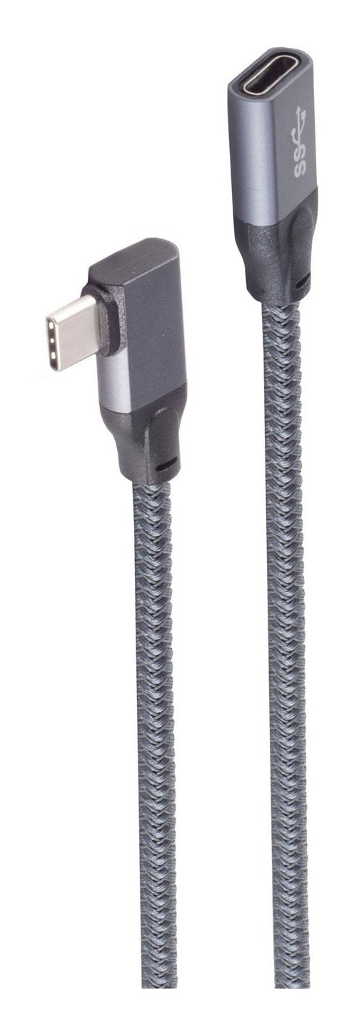 Shiverpeaks USB-C Cable Alargador 3.2 90° Pro 1,5M
