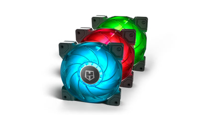 Nox Fan 120X120 Hummer H-sync RGB Pack 3UDS Control PWM/ Connector 4 Pines — image 1