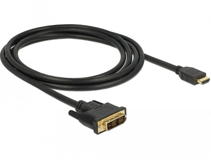Delock 85584 HDMI Cable - DVI-d 2M Black