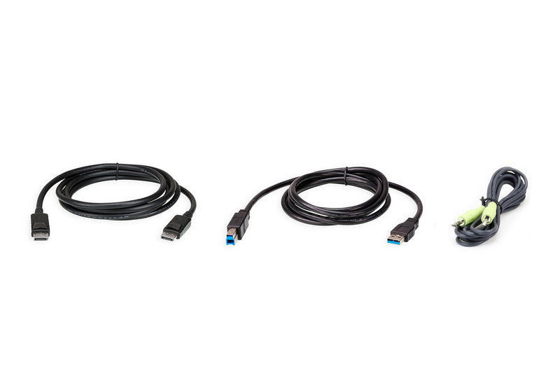 Aten 2L-7D02UDPX3 Cable Video, Keyboard And Mouse (kvm) Black 1,8M
