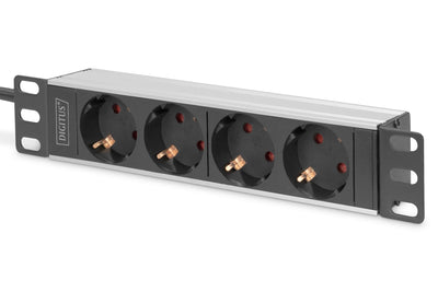 Digitus Power Strip Plugs 10 With Perfil Aluminium 4 Plugs With Contact Puesta a Tierra — image 1