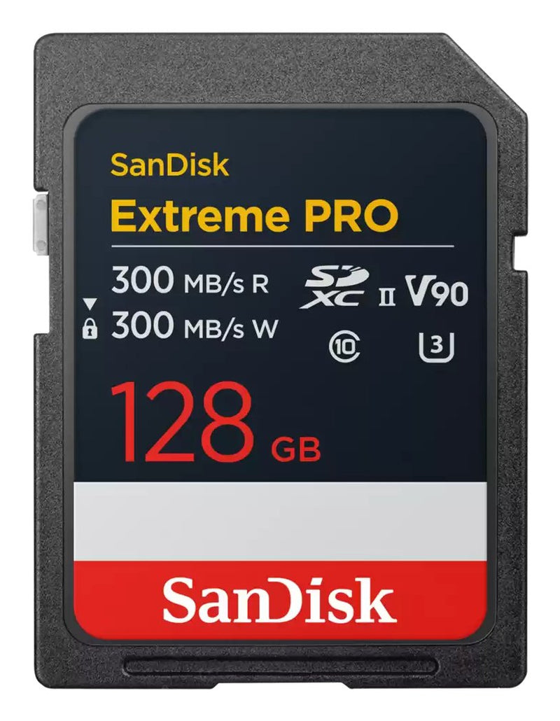 SanDisk Extreme Pro Memoria Tarjeta Flash 128GB Video Class V90 / Uhs-ii U3 / CLASS10 Sdxc Uhs-ii