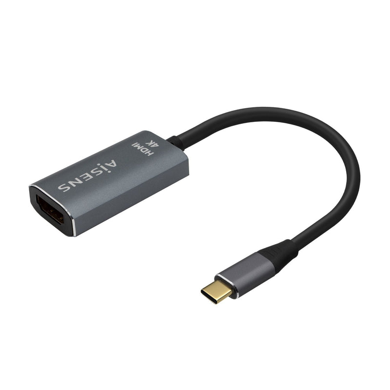 Aisens Converter Aluminium USB-C a HDMI 4K@60HZ - USB-C/M-hdmi/H - 15CM - Grey