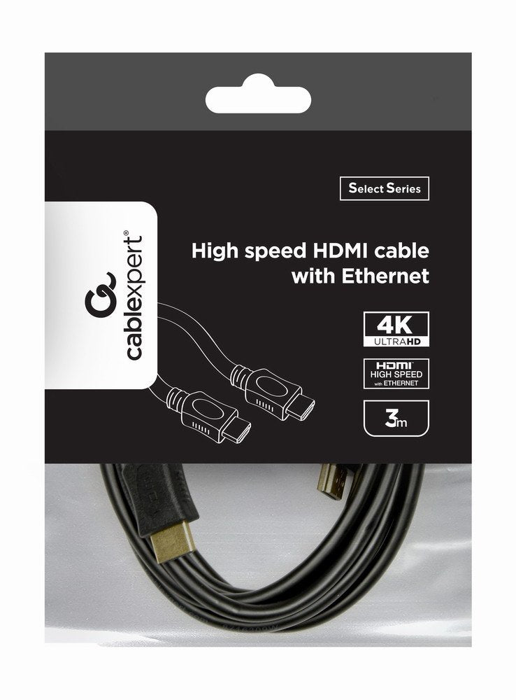 Gembird HDMI Cable V1.4 High Speed 3M Ethernet Ccs Black CC-HDMI4L-10