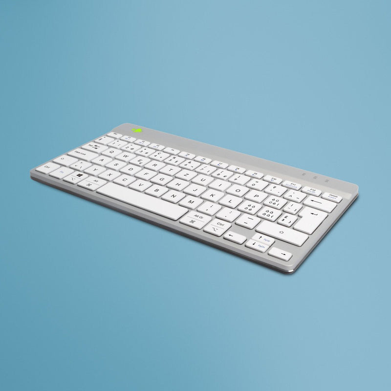 R-go Compact Break Keyboard, Qwertz (ch), Bluetooth, White