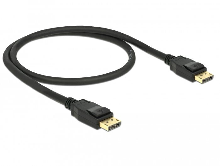 Delock 85506 Cable DisplayPort 0,5M Black 4K 60HZ