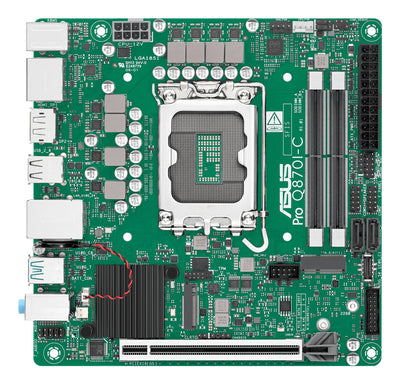 ASUS Motherboard Pro Q870I-C-CSM AMD, AM5,DDR5,MATX — image 1