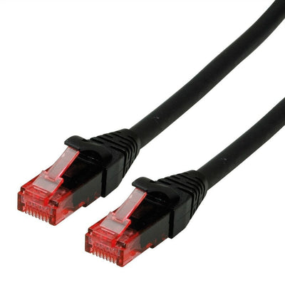 Roline Network Cable CAT.6 UTP, Component Level, Lsoh, Black 0,5M — image 1