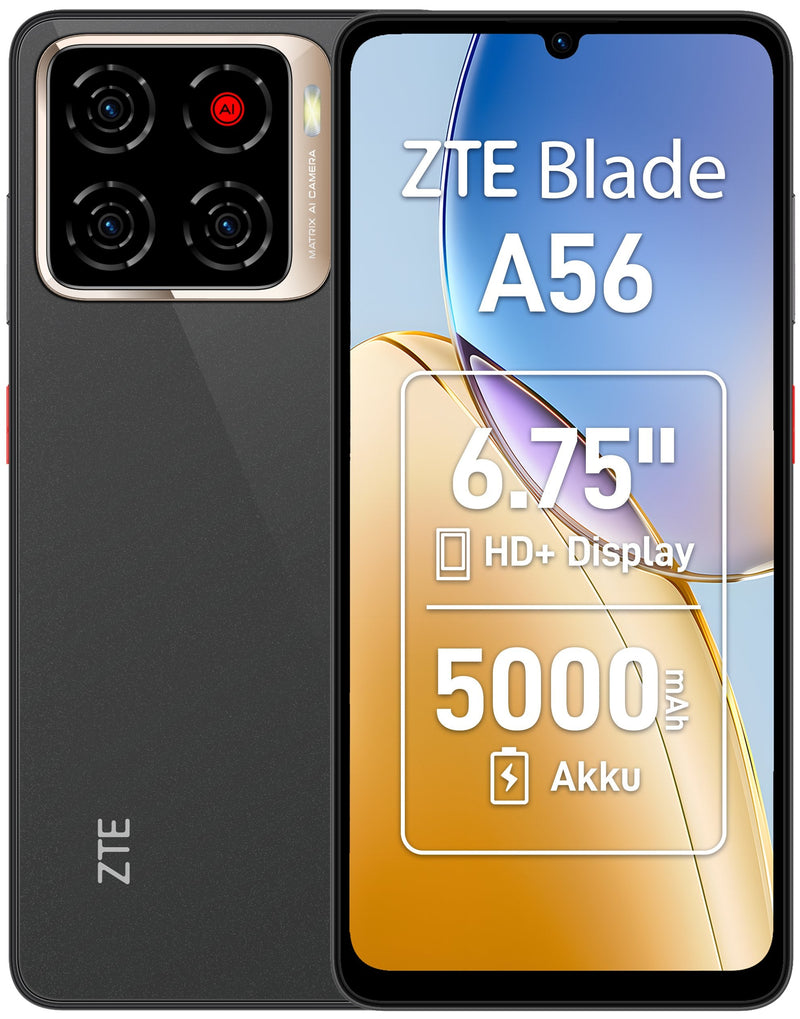 Zte Smartphone Phone Hoja A56/4/128GB Negro