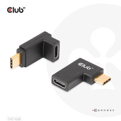 Adapter CLUB3D USB 3.2 Type-c USB 3.2 Type-c Ángulo M/H Retail — image 1