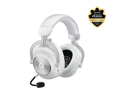 Logitech Headphones Wireless Gaming Pro X 2 Lightspeed White 981-001269 — image 1