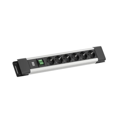 Bachmann Connectus 6XCEE7 3, 1X Switch 2,0M CEE7 7 Grey — image 1