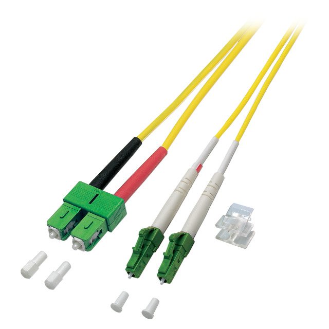 Efb Duplex Network Cable Lc Apc-sc Apc OS2 G652D 5M Lszh 2MM Yellow
