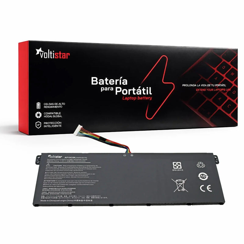 Battery Laptop Acer Enduro EN314-51W EN314-51WG EUN314-51W EUN314-51WG EUN314A-51W 11.4V