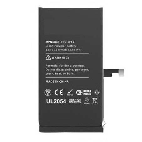 Battery Iphone 15 Spare Part Internal Li-ion With Flex
