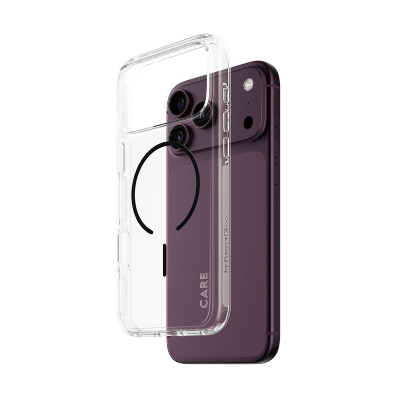 Panzerglass Care By Urban Explorer Case Transparent M. Black Magsafe Iphone 17 Pro Max.