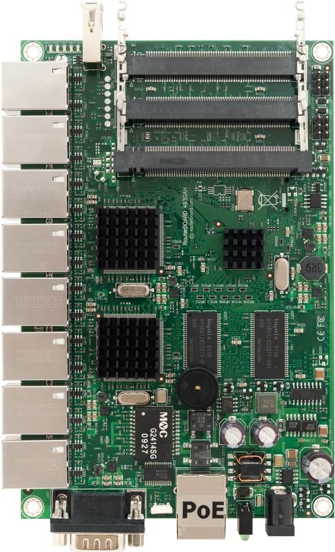 MikroTik RB493G Adapter And Network Card Internal Ethernet