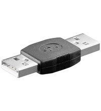 Delock Adapter USB a - a M/M Black — image 1