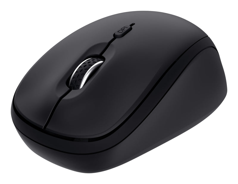 Trust Mouse Optico Yvi + Wireless Multidispositivo Black Span Data-teams'true'Bluetooth/Span/ DPI 800-2400