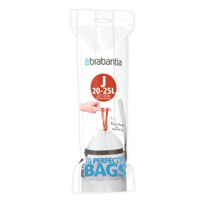 Brabantia 115585 Bag Basura 23 L White 20 Pieces — image 1