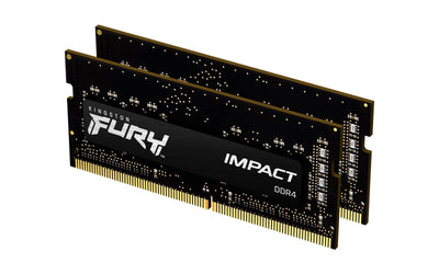 Kingston RAM Fury Impact So-dimm DDR4 3200MHZ 32GB 2X16GB CL20 Black — image 1