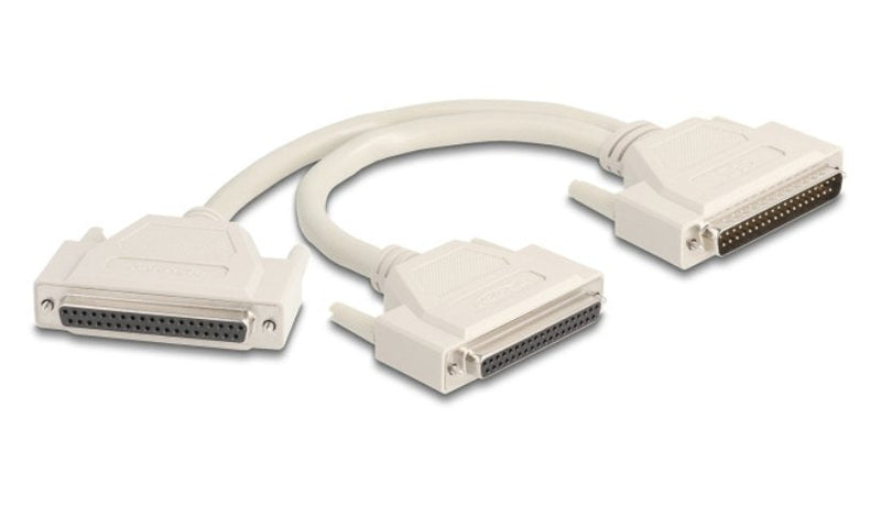 Adapter And Cable Splitter D-sub 37 Pin Connector Male a 2 X D-sub 37 Pin Connector Female With Screws 30CM
