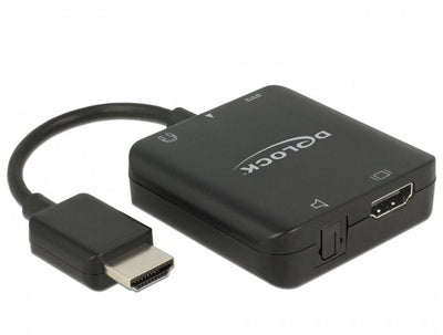 Delock Adapter Hdmi-a Male HDMI + Audio Extractor 4K 60 HZ — image 1