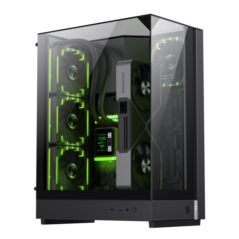 Gamemax PC Case Case T20 Bk M-atx