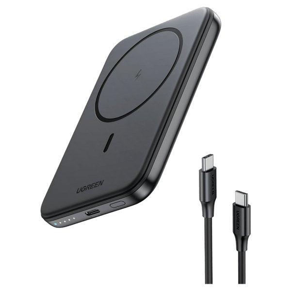 UGREEN 5000MAH Mini Powerbank Wireless 15W With Magsafe White
