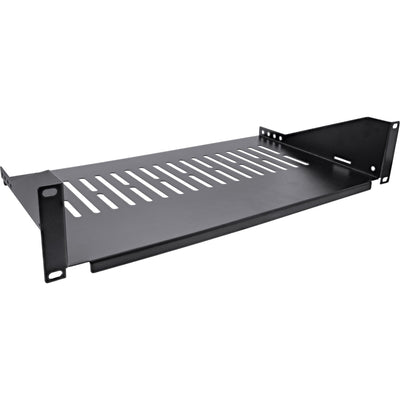 Inline Shelf 19, 250MM, 20KG, 2U, Black Ral 9005 — image 1