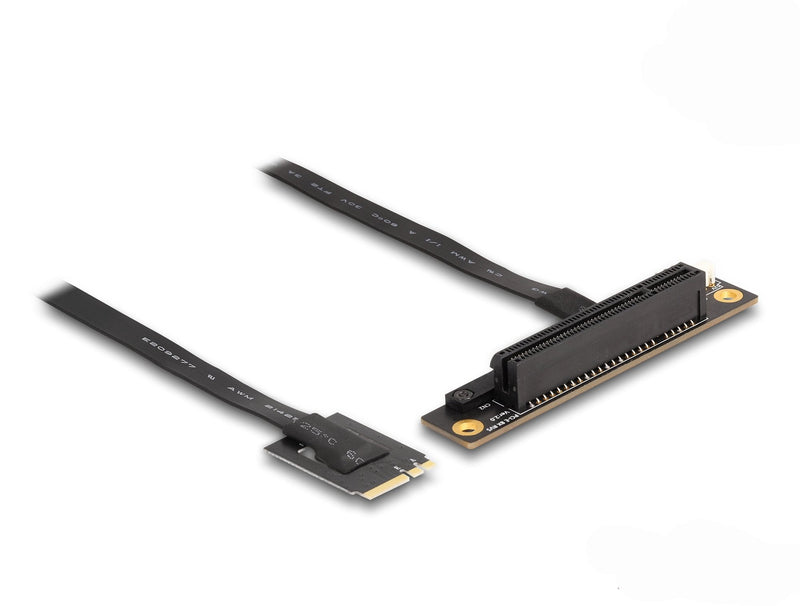 Delock 64219 Adapter M.2 Clave a + And a PCIE X8 NVMe Ángulo With Cable 20CM