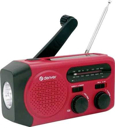 Denver SCR-2010 Emergency Radio Ión Litio 2000MAH Red — image 1