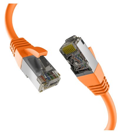 Efb CAT.8.1 Orange 2M RJ45 Network Cable S FTP Pimf