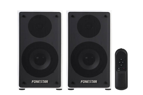 Fonestar Speakers Activos 2.0 CLASS-220B White 2*RMS 45W 60-20000HZ Entradas 2*LÍNEA Aux 2*RCA Receptor Bt 5.0 — image 1