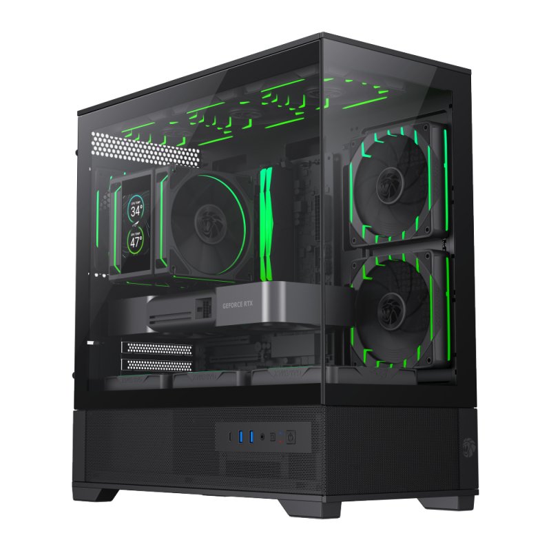 Gamemax PC Case Case Vista 2MB M-atx
