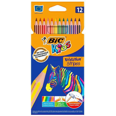 Bic Pencils Colours Kids Evolution Stripes Case 12 — image 1