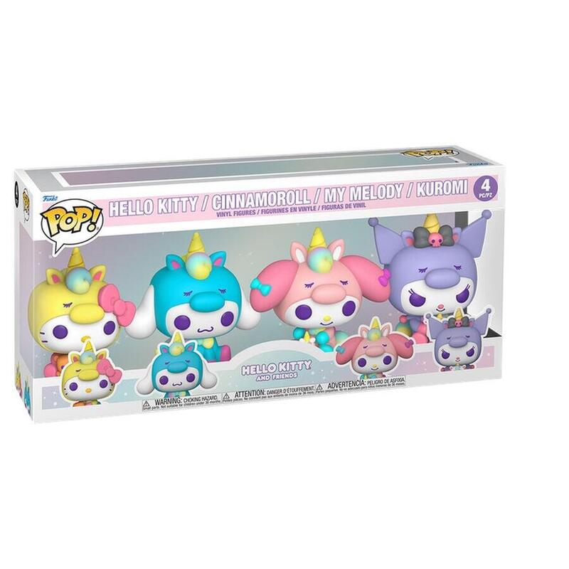 Blíster 4 Figuras Pop Hello Kitty Y Friends