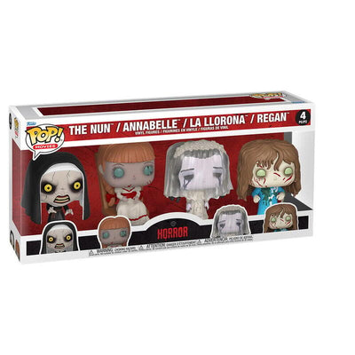 Blister 4 Figuras Pop Warner Bros Horror — image 1